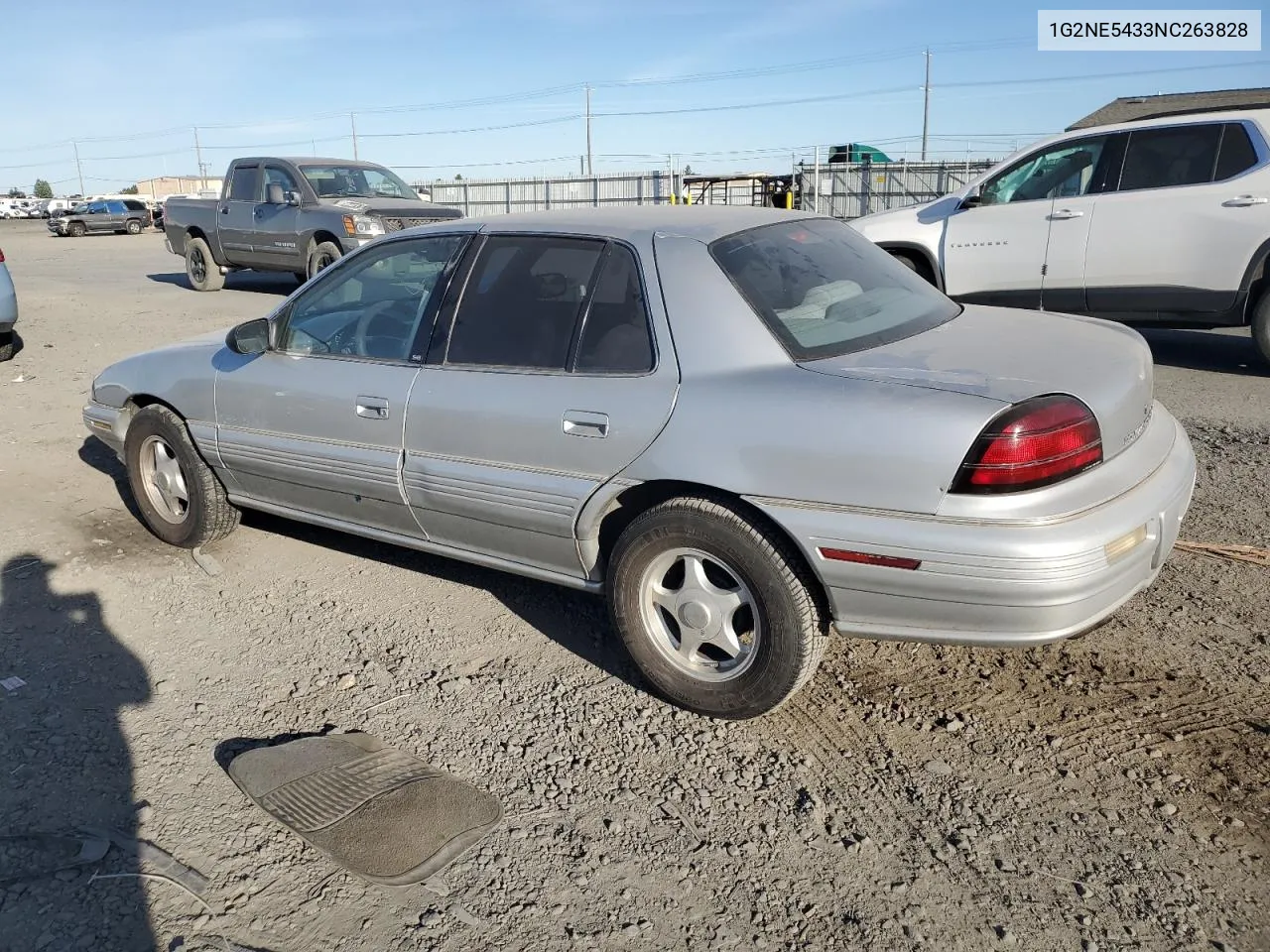 1992 Pontiac Grand Am Se VIN: 1G2NE5433NC263828 Lot: 72447944