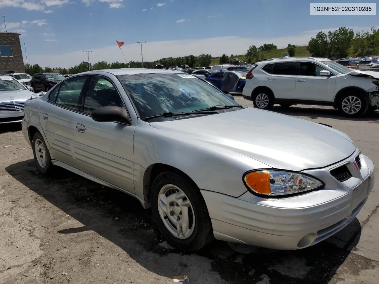 2002 Pontiac Grand Am Se1 VIN: 1G2NF52F02C310285 Lot: 58688954