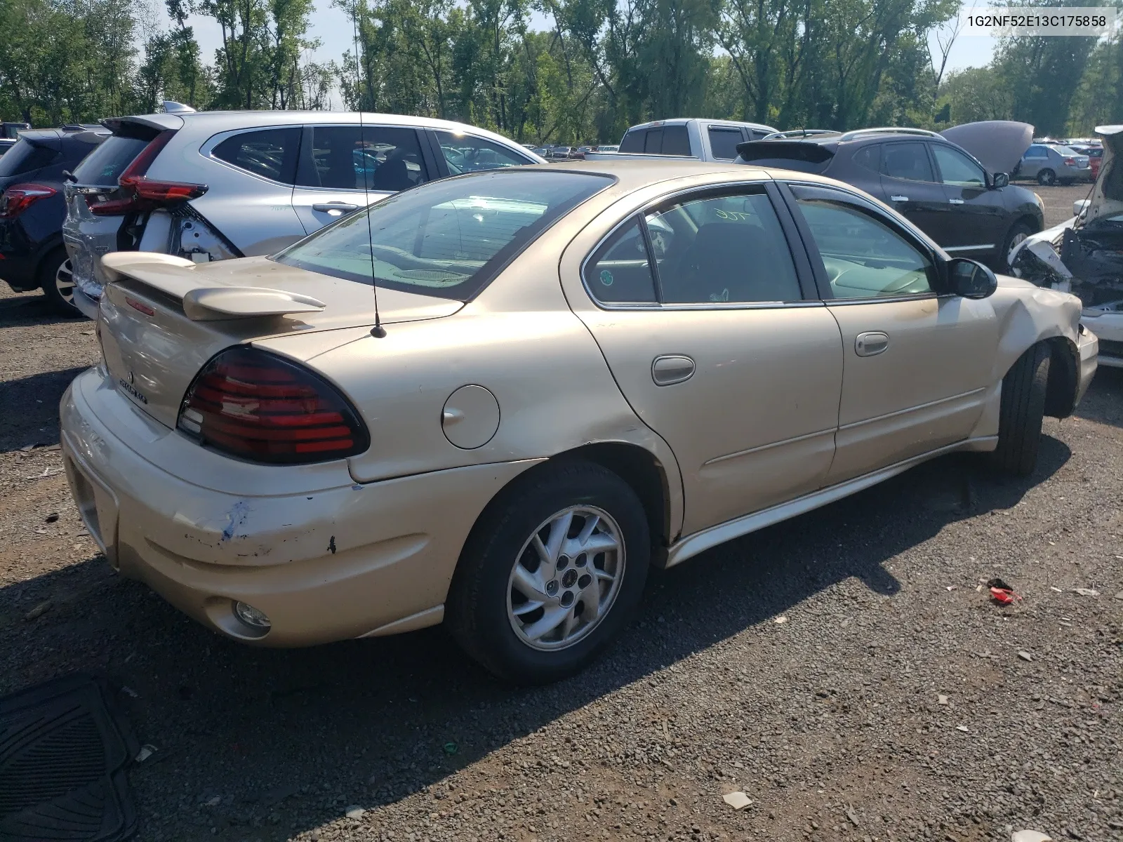 2003 Pontiac Grand Am Se1 VIN: 1G2NF52E13C175858 Lot: 62029334