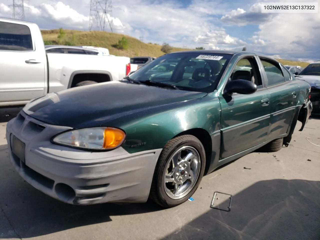 1G2NW52E13C137322 2003 Pontiac Grand Am Gt