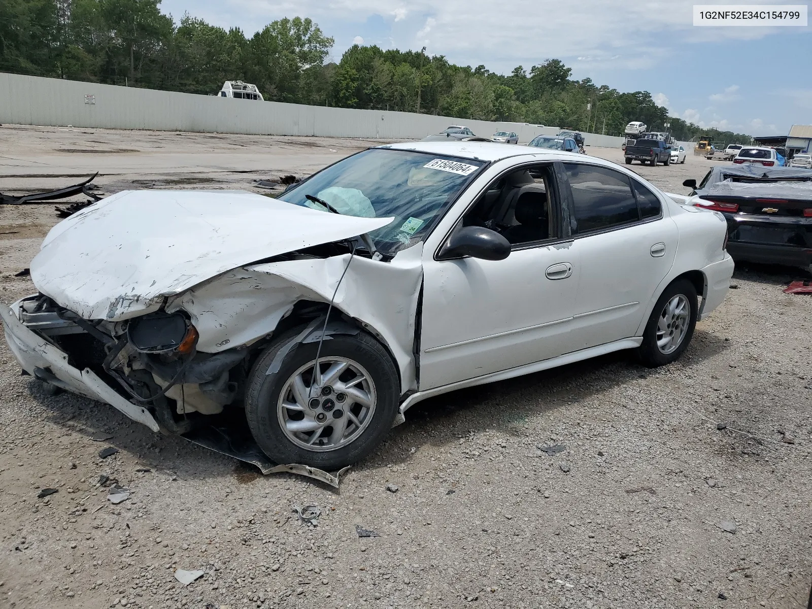 2004 Pontiac Grand Am Se1 VIN: 1G2NF52E34C154799 Lot: 61504064