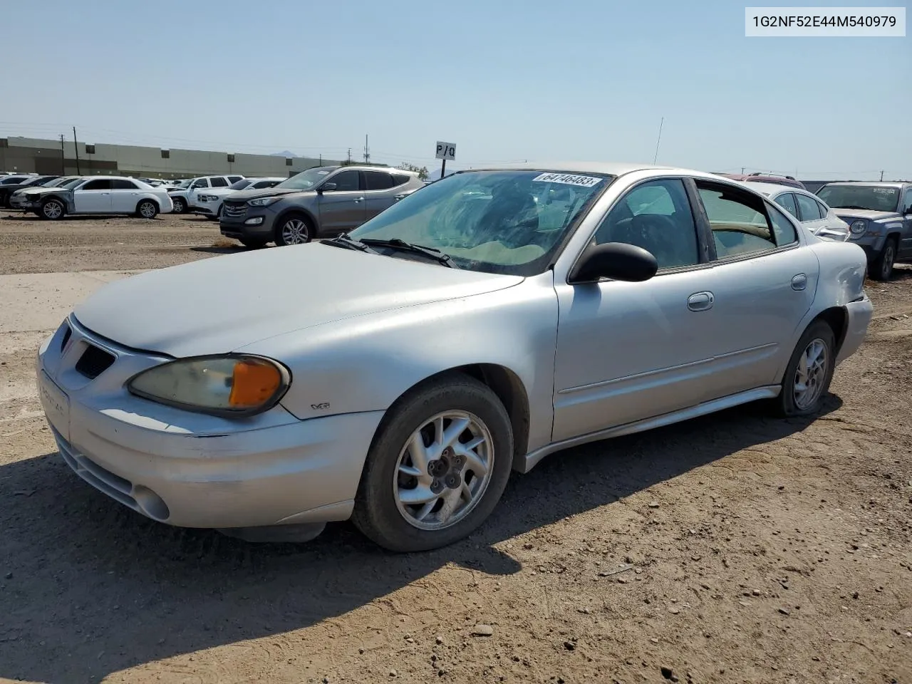 2004 Pontiac Grand Am Se1 VIN: 1G2NF52E44M540979 Lot: 64746483