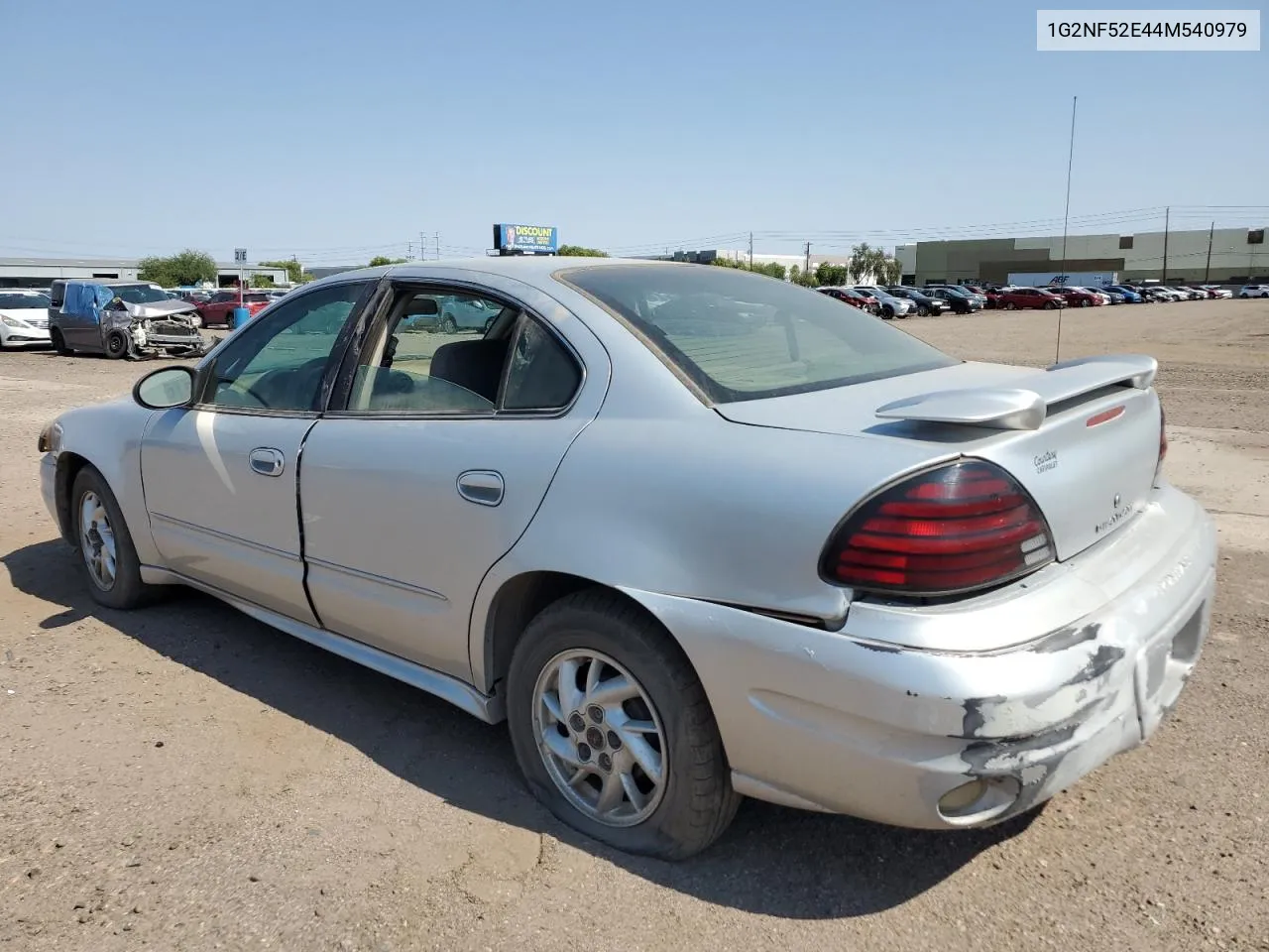 2004 Pontiac Grand Am Se1 VIN: 1G2NF52E44M540979 Lot: 64746483