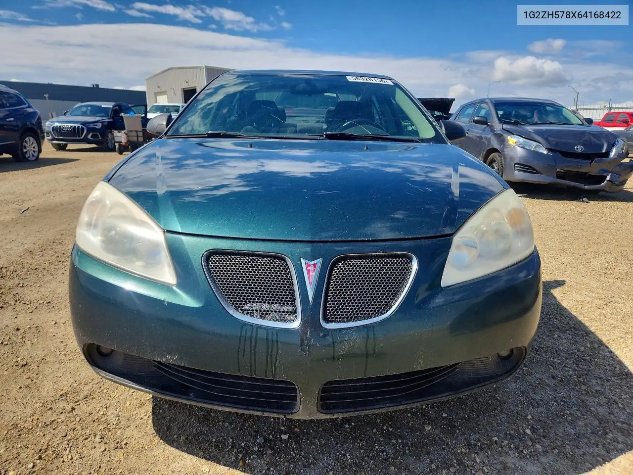 2006 Pontiac G6 Gt VIN: 1G2ZH578X64168422 Lot: 56326156