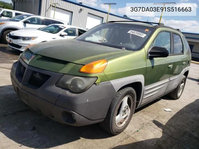 3G7DA03E91S516663 2001 Pontiac Aztek