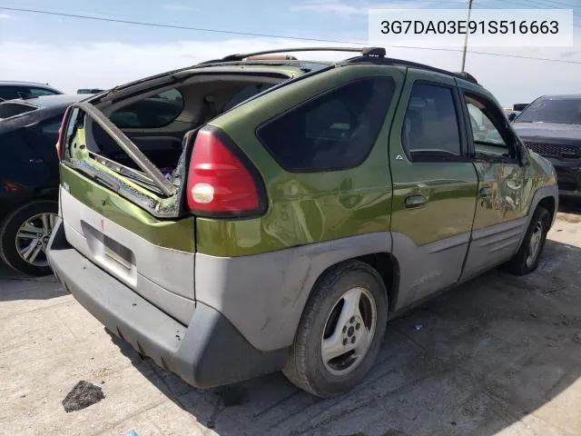 2001 Pontiac Aztek VIN: 3G7DA03E91S516663 Lot: 53630594