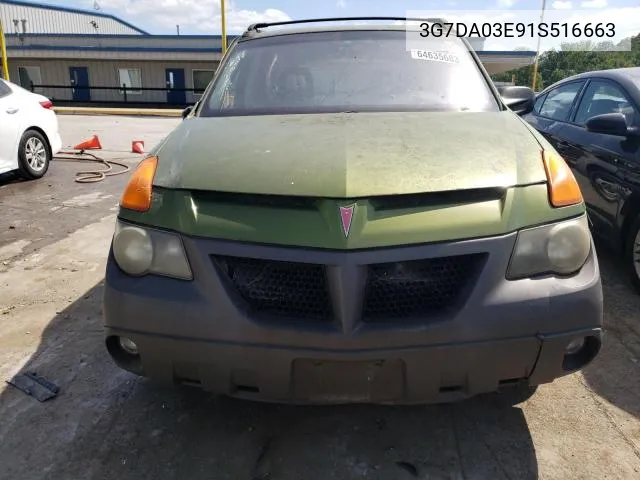 3G7DA03E91S516663 2001 Pontiac Aztek