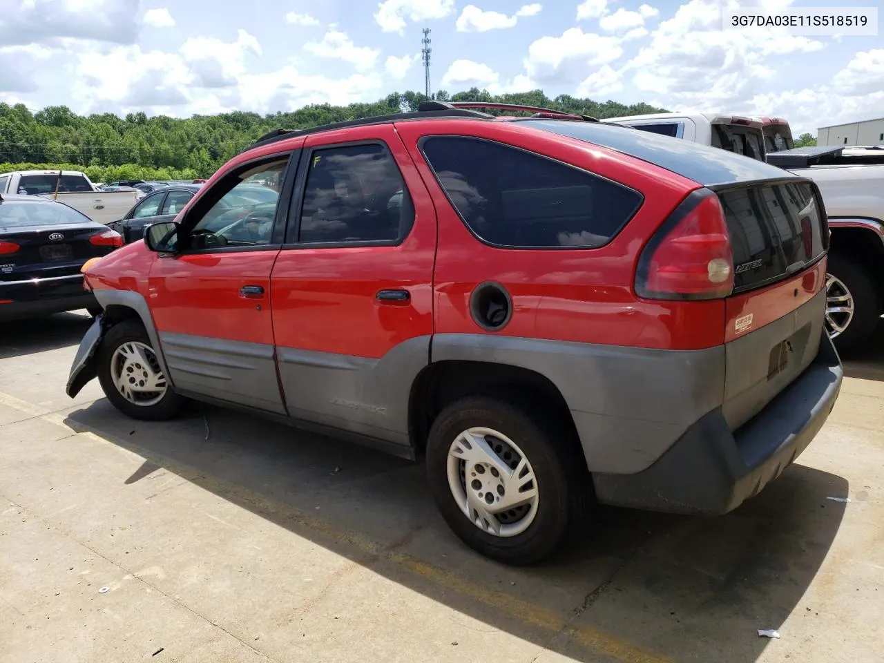 2001 Pontiac Aztek VIN: 3G7DA03E11S518519 Lot: 54703804