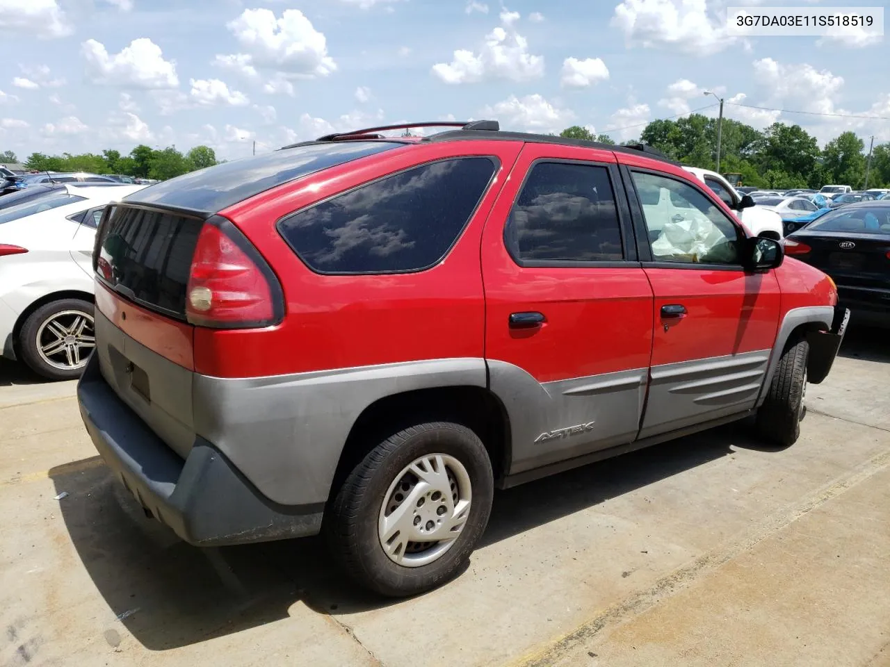 3G7DA03E11S518519 2001 Pontiac Aztek