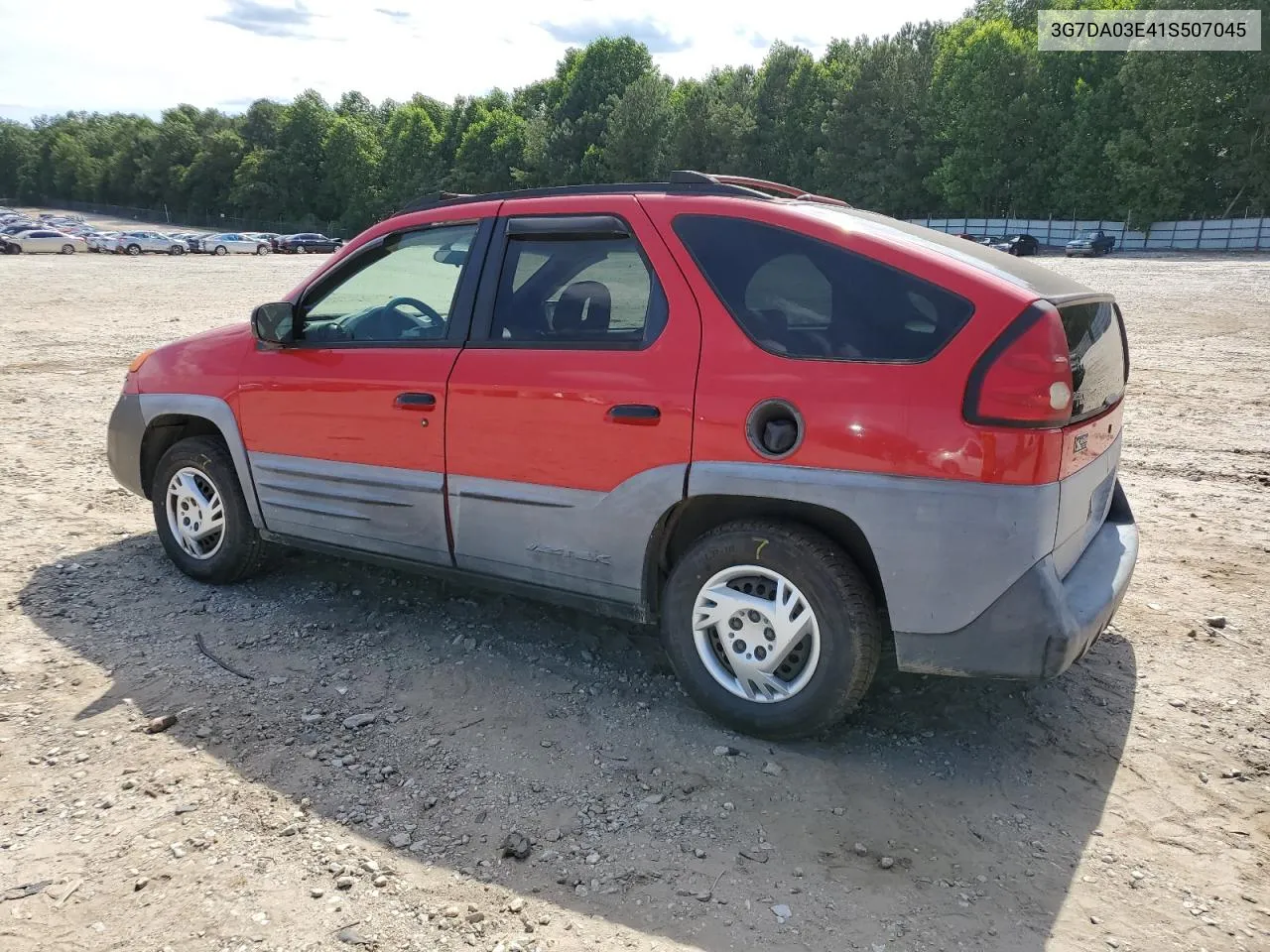 2001 Pontiac Aztek VIN: 3G7DA03E41S507045 Lot: 56562364