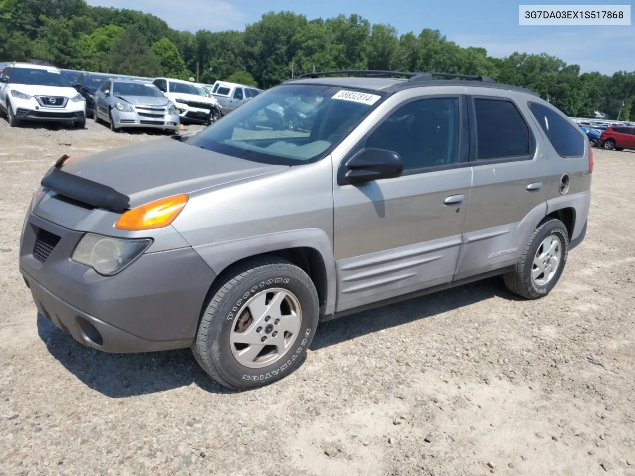 2001 Pontiac Aztek VIN: 3G7DA03EX1S517868 Lot: 58852814