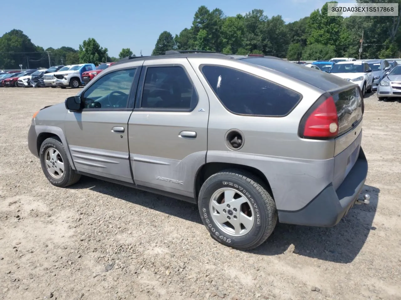 2001 Pontiac Aztek VIN: 3G7DA03EX1S517868 Lot: 58852814