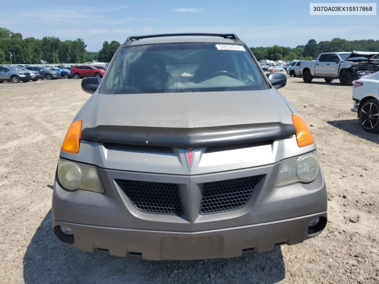 2001 Pontiac Aztek VIN: 3G7DA03EX1S517868 Lot: 58852814