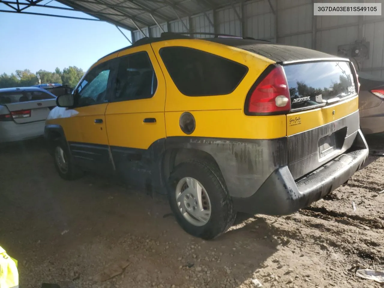 3G7DA03E81S549105 2001 Pontiac Aztek