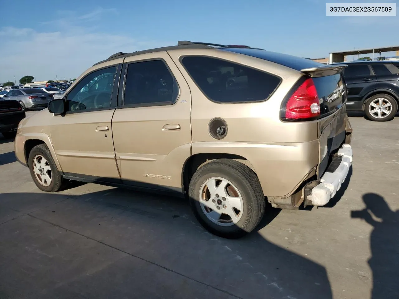 3G7DA03EX2S567509 2002 Pontiac Aztek