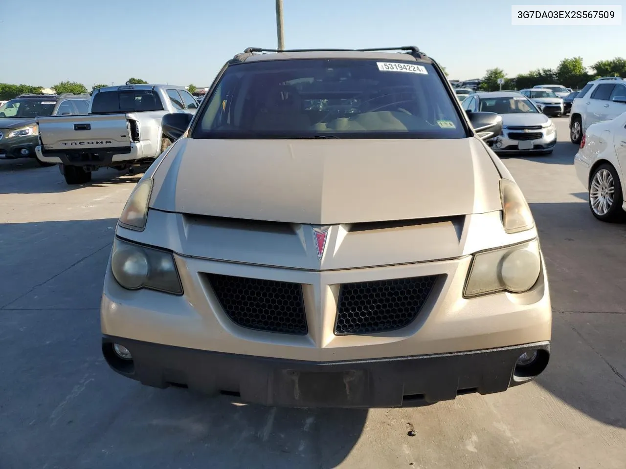 3G7DA03EX2S567509 2002 Pontiac Aztek