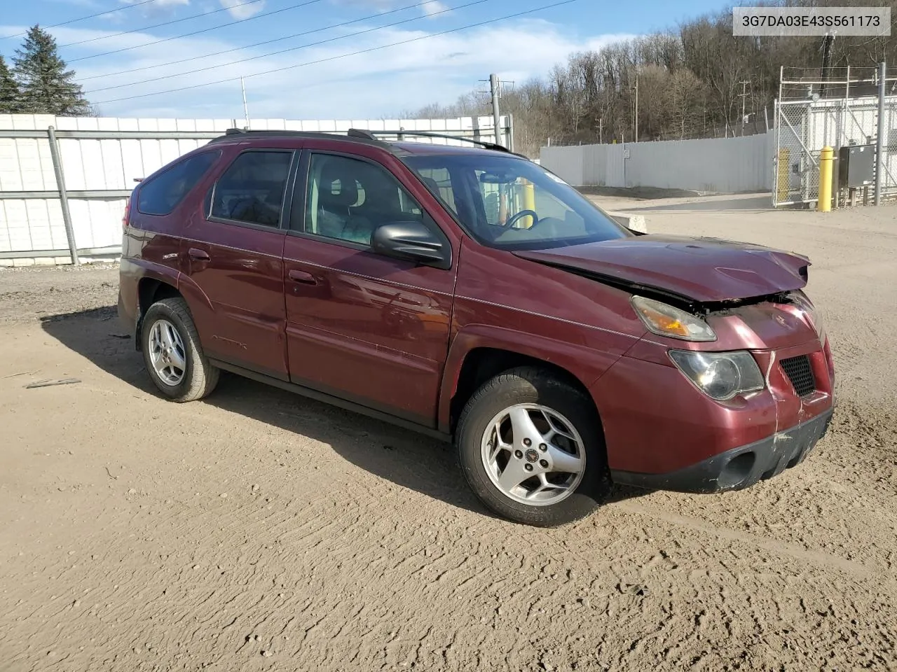 3G7DA03E43S561173 2003 Pontiac Aztek