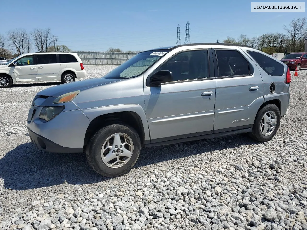 2003 Pontiac Aztek VIN: 3G7DA03E13S603931 Lot: 50766804