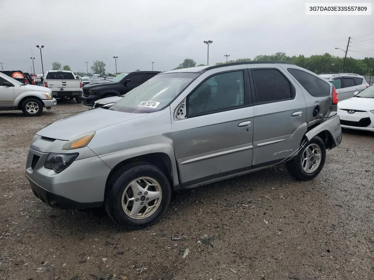 2003 Pontiac Aztek VIN: 3G7DA03E33S557809 Lot: 56675274