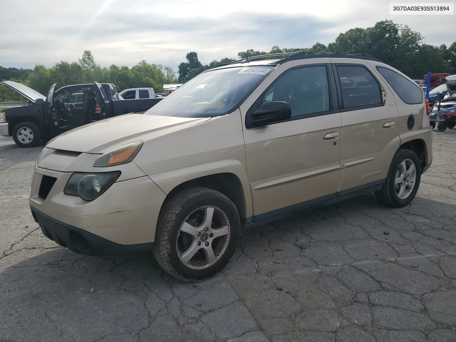 2003 Pontiac Aztek VIN: 3G7DA03E93S513894 Lot: 60943144