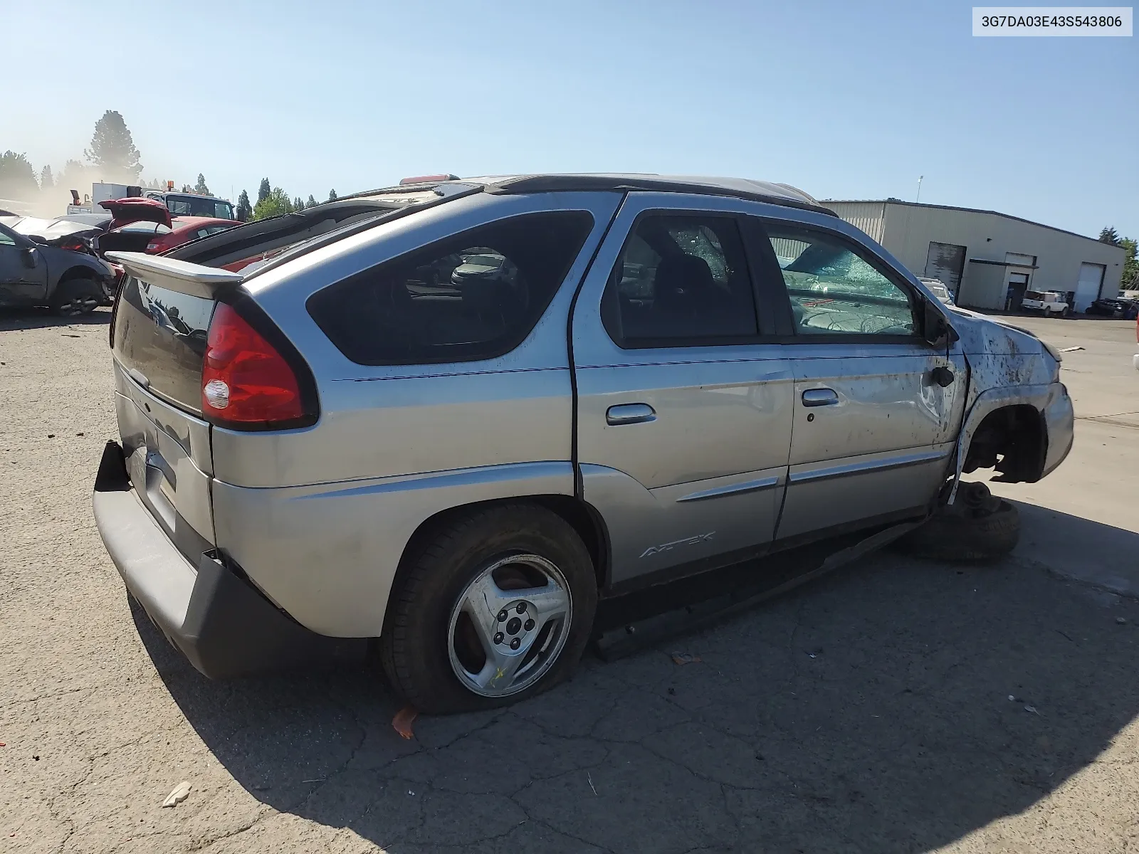 2003 Pontiac Aztek VIN: 3G7DA03E43S543806 Lot: 61355694