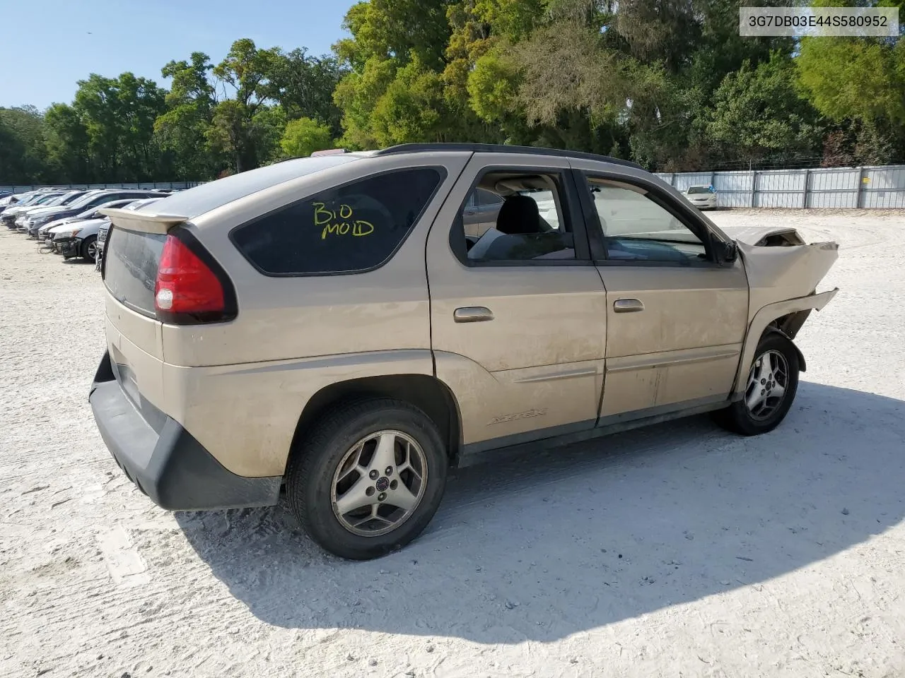 2004 Pontiac Aztek VIN: 3G7DB03E44S580952 Lot: 46996244