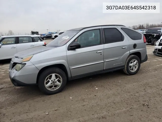 2004 Pontiac Aztek VIN: 3G7DA03E64S542318 Lot: 55836354