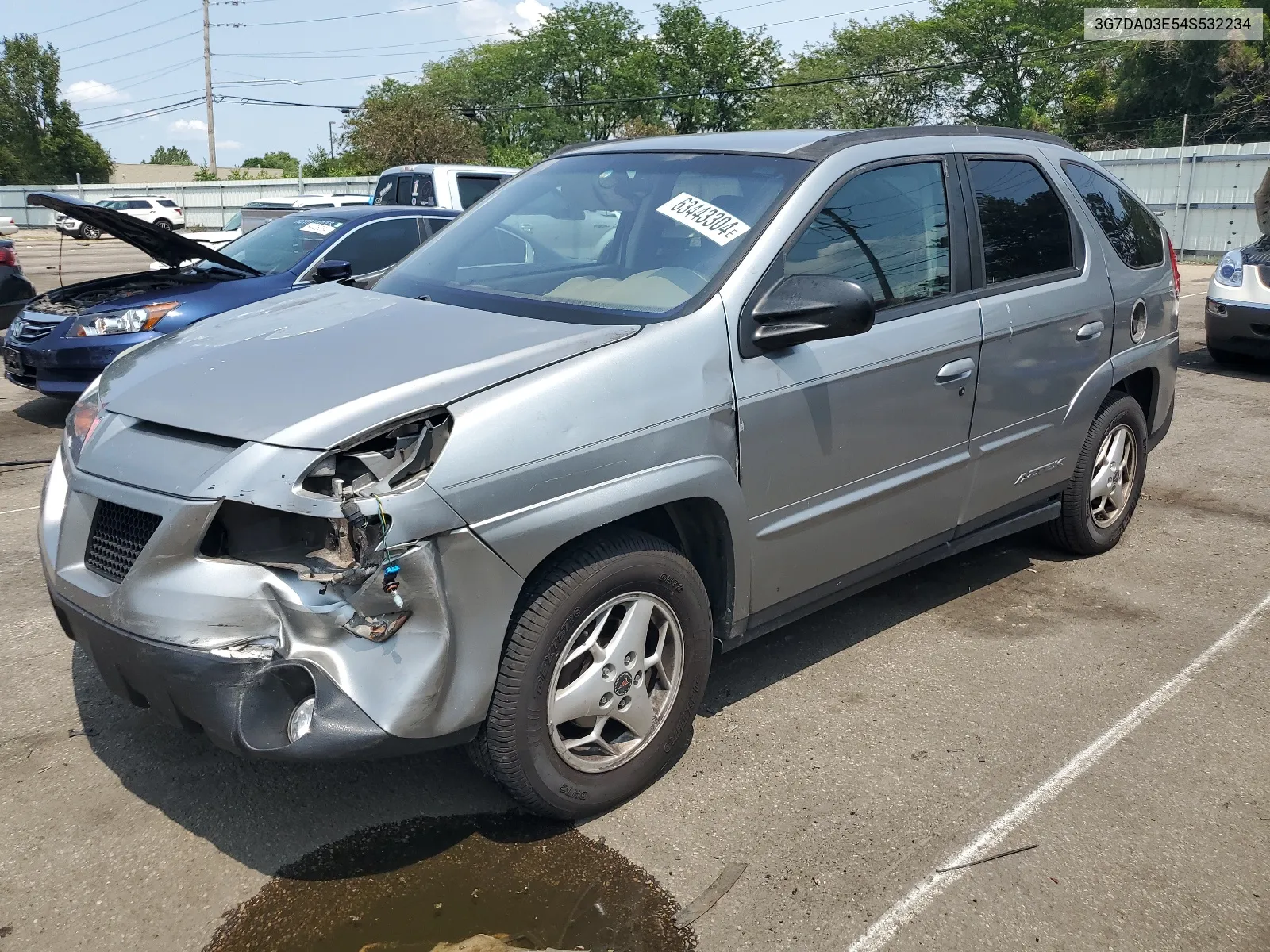 2004 Pontiac Aztek VIN: 3G7DA03E54S532234 Lot: 63443304