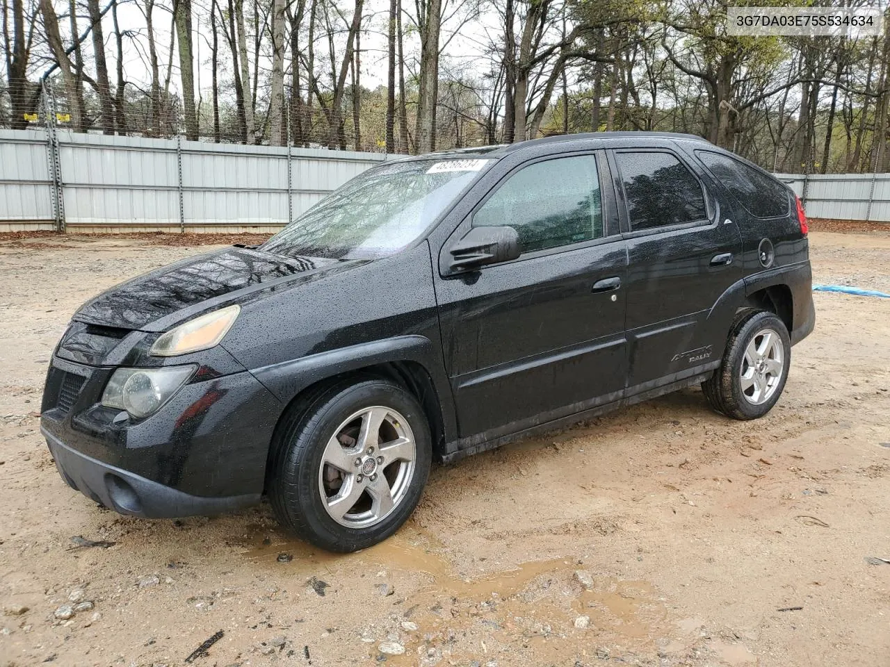 2005 Pontiac Aztek VIN: 3G7DA03E75S534634 Lot: 48286234