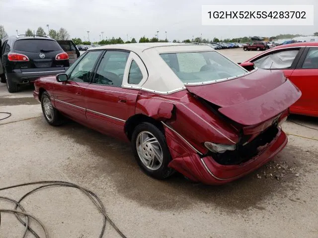 1995 Pontiac Bonneville Se VIN: 1G2HX52K5S4283702 Lot: 52761394