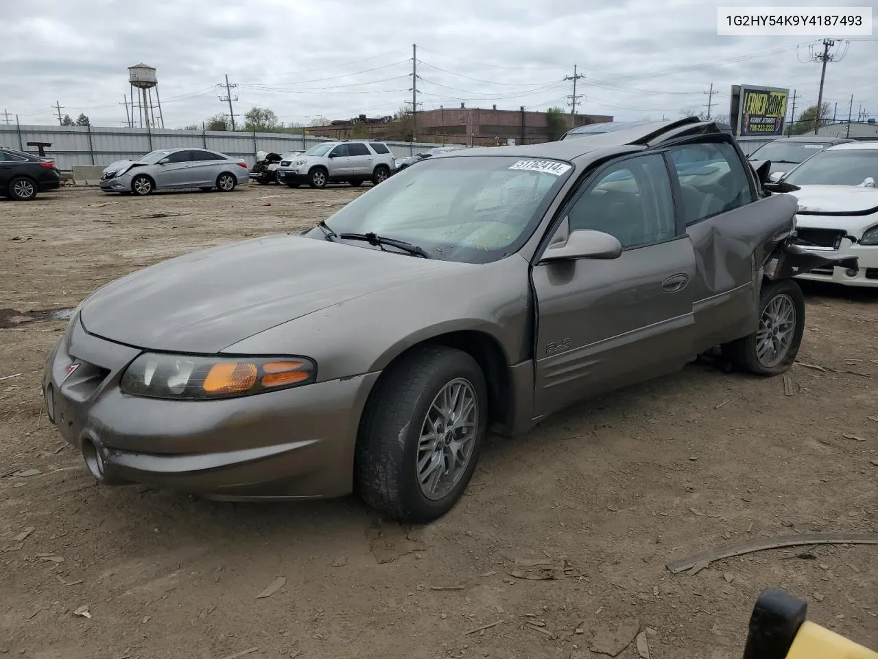 2000 Pontiac Bonneville Sle VIN: 1G2HY54K9Y4187493 Lot: 51762414