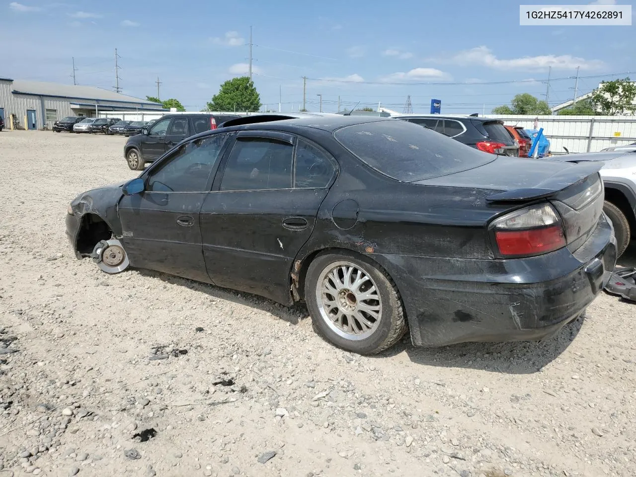 2000 Pontiac Bonneville Ssei VIN: 1G2HZ5417Y4262891 Lot: 55265834