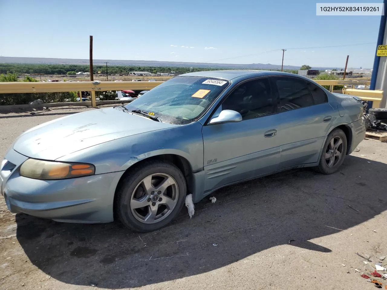 2003 Pontiac Bonneville Sle VIN: 1G2HY52K834159261 Lot: 59546564