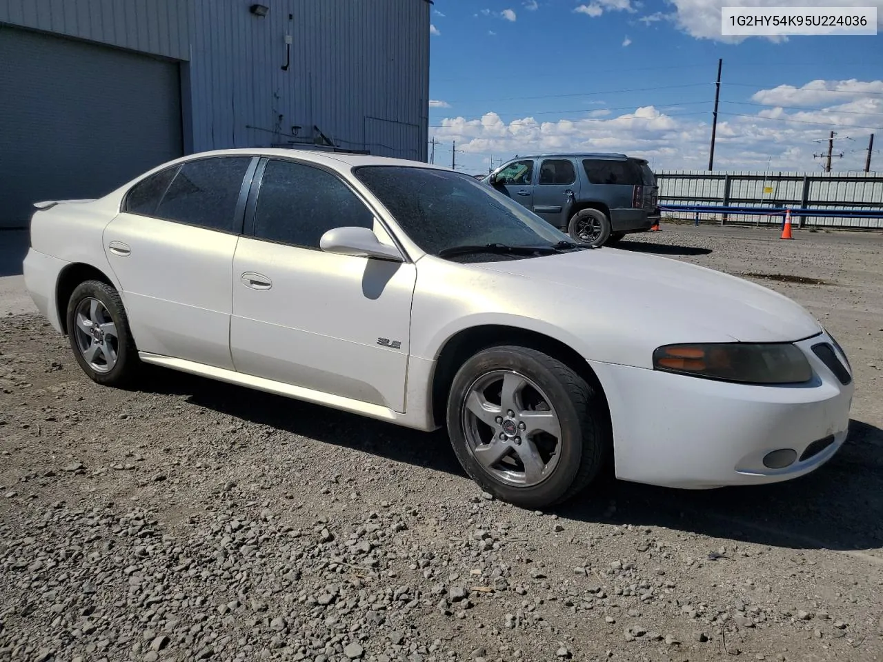 2005 Pontiac Bonneville Sle VIN: 1G2HY54K95U224036 Lot: 57978294