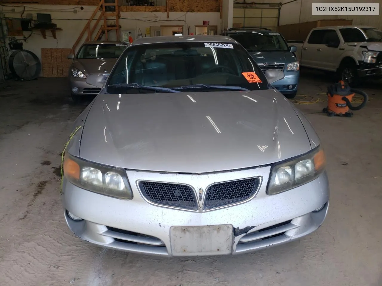 2005 Pontiac Bonneville Se VIN: 1G2HX52K15U192317 Lot: 59840324