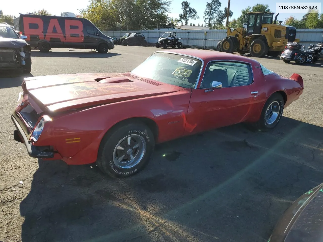 1975 Pontiac Firebird VIN: 2U87S5N582923 Lot: 72821784