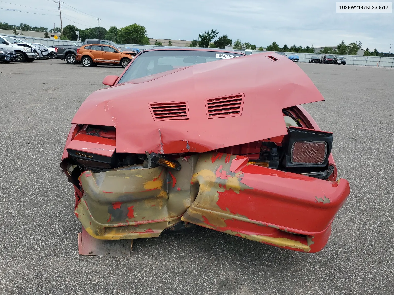 1989 Pontiac Firebird Trans Am VIN: 1G2FW2187KL230617 Lot: 66619694