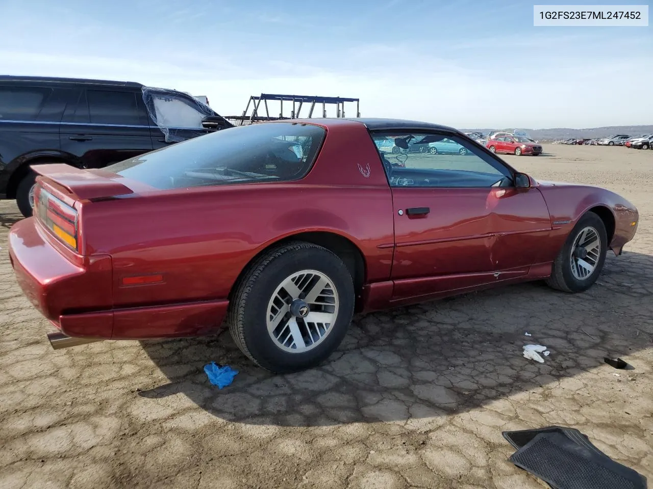 1991 Pontiac Firebird Base VIN: 1G2FS23E7ML247452 Lot: 50061004