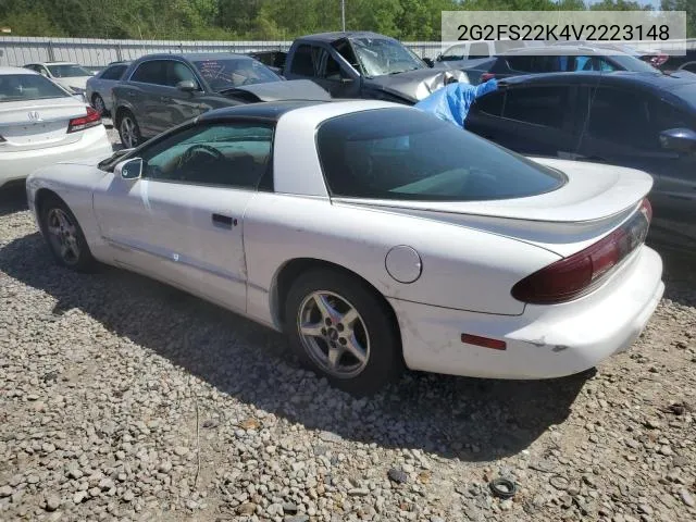 1997 Pontiac Firebird VIN: 2G2FS22K4V2223148 Lot: 47793644