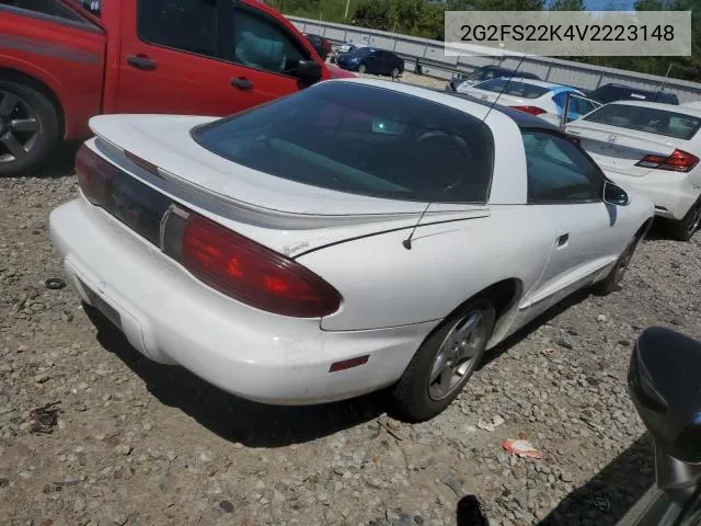 1997 Pontiac Firebird VIN: 2G2FS22K4V2223148 Lot: 47793644