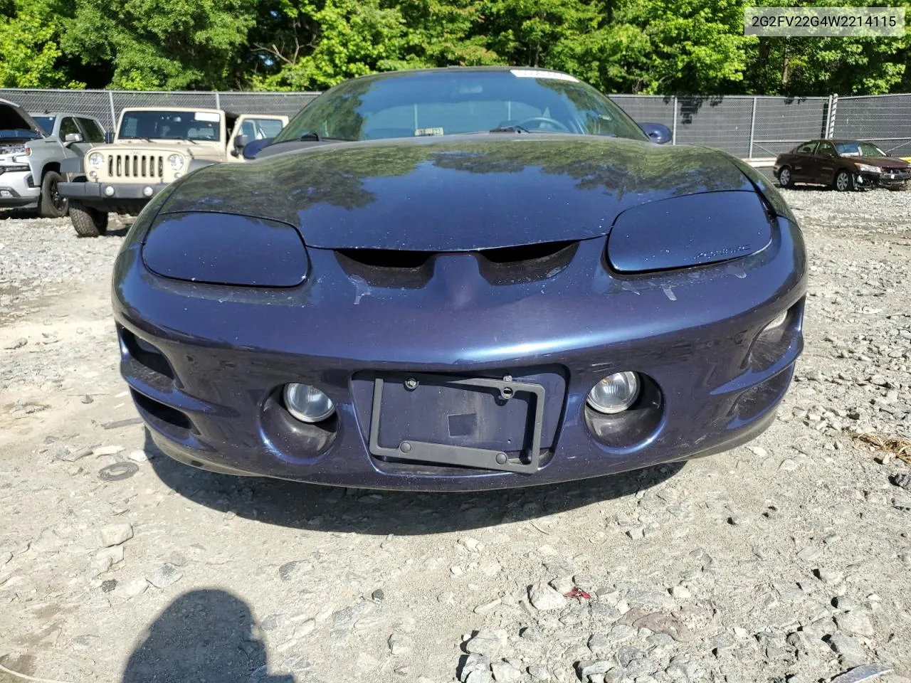 1998 Pontiac Firebird Formula VIN: 2G2FV22G4W2214115 Lot: 55565664