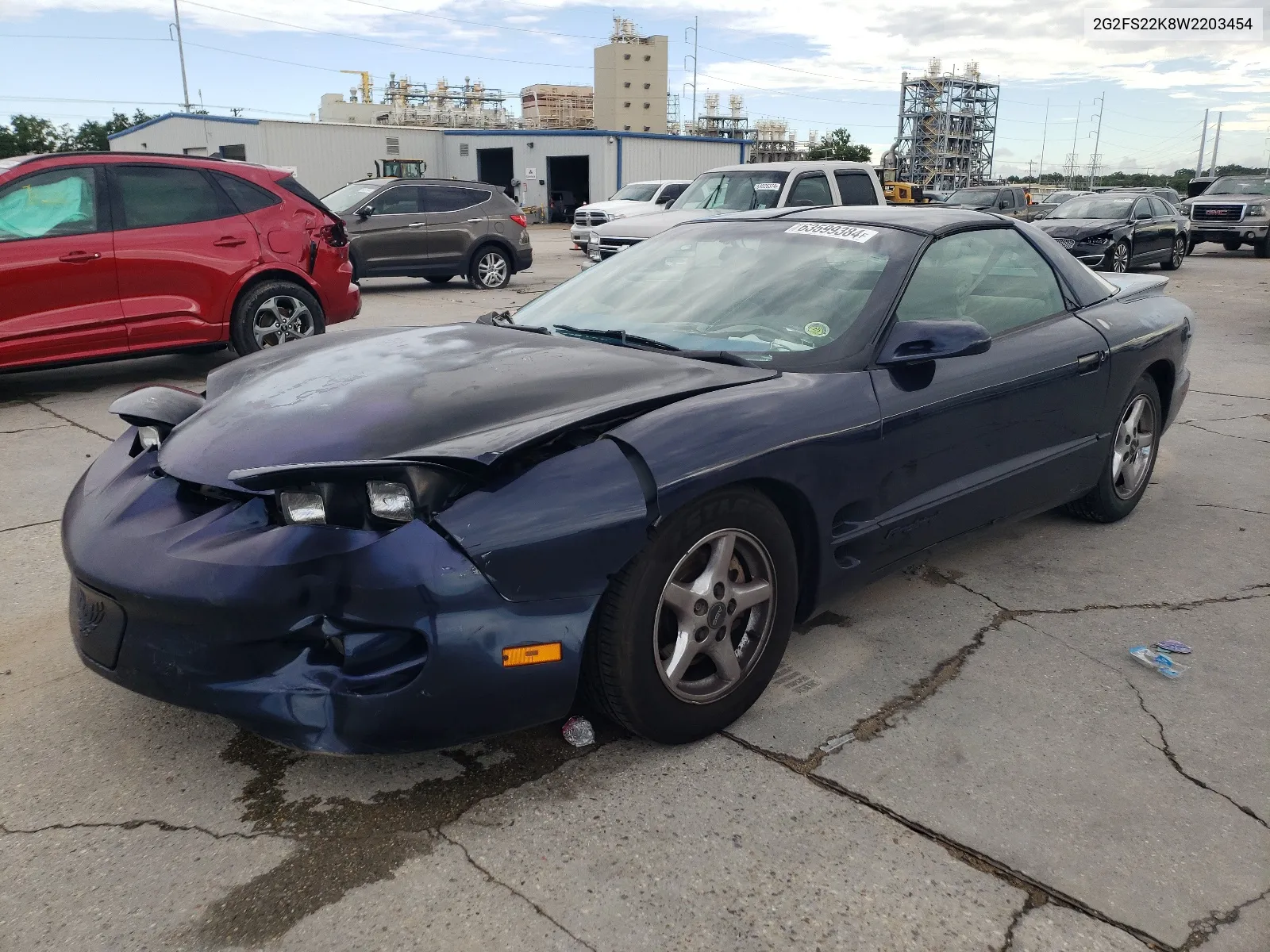 1998 Pontiac Firebird VIN: 2G2FS22K8W2203454 Lot: 63599384