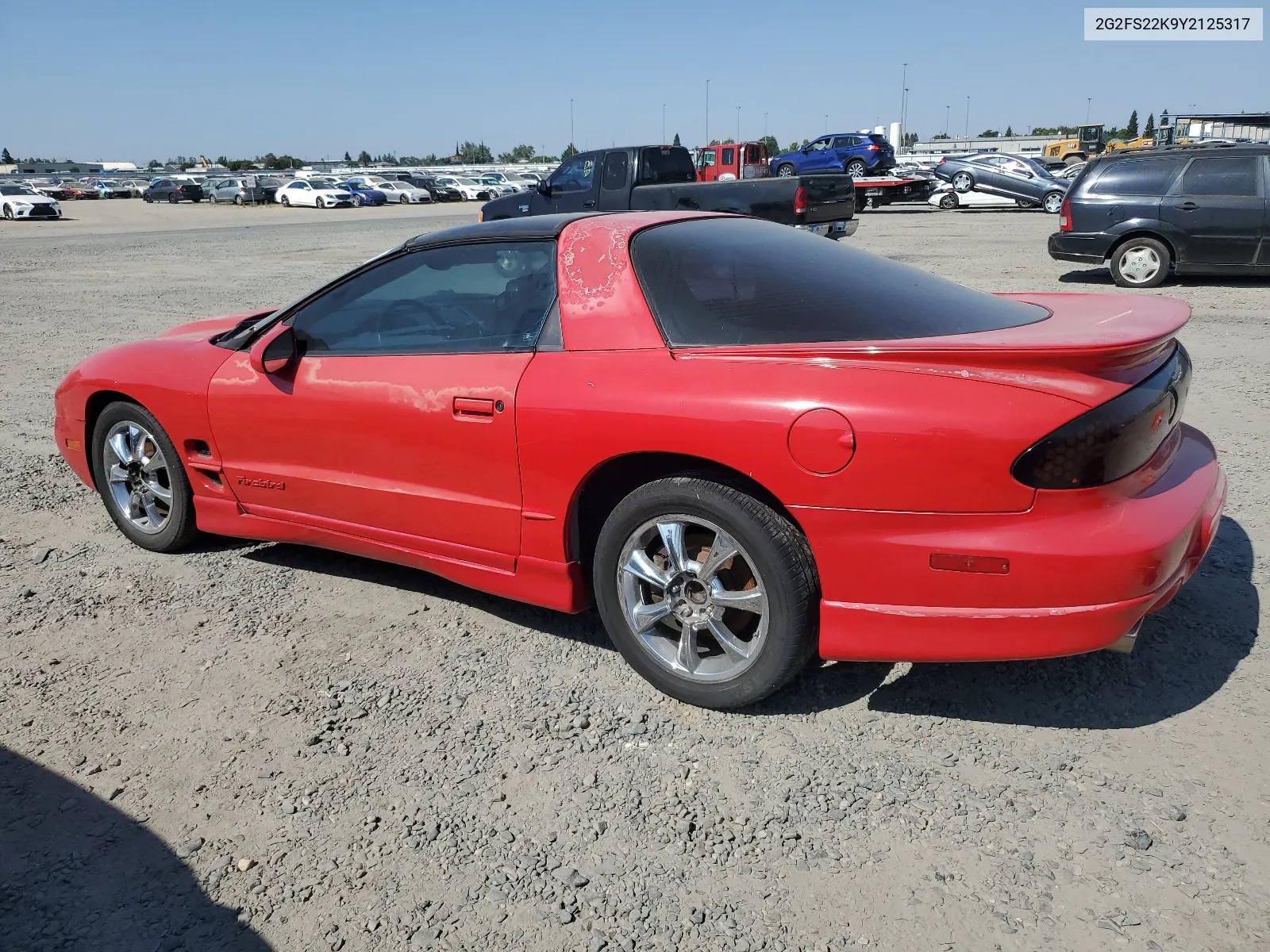 2000 Pontiac Firebird VIN: 2G2FS22K9Y2125317 Lot: 63632944