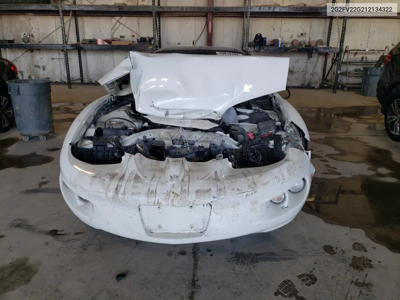 2G2FV22G212134322 2001 Pontiac Firebird Formula