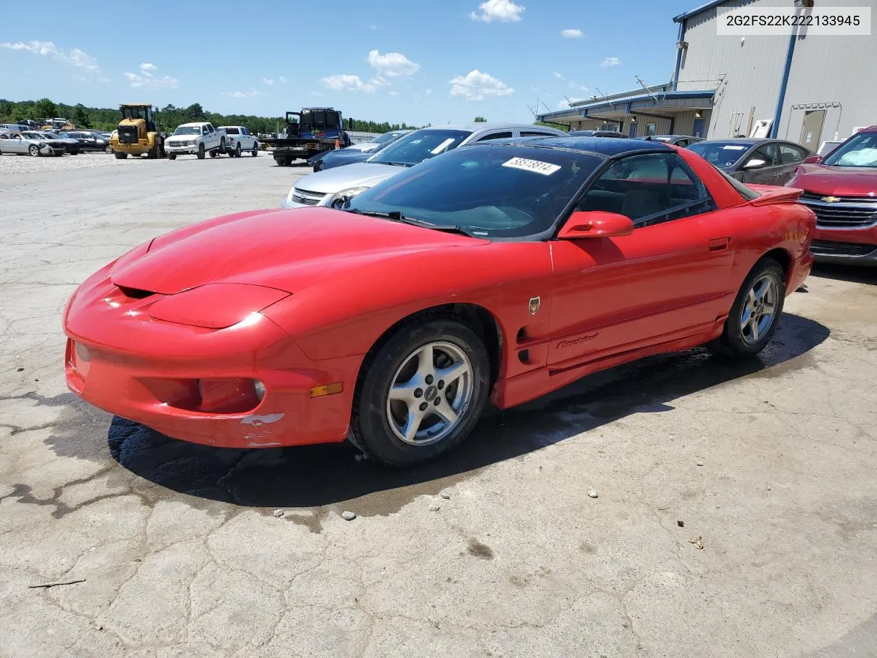 2002 Pontiac Firebird VIN: 2G2FS22K222133945 Lot: 58518814