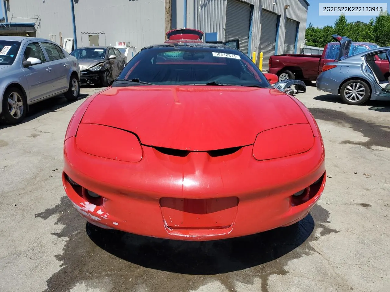 2002 Pontiac Firebird VIN: 2G2FS22K222133945 Lot: 58518814