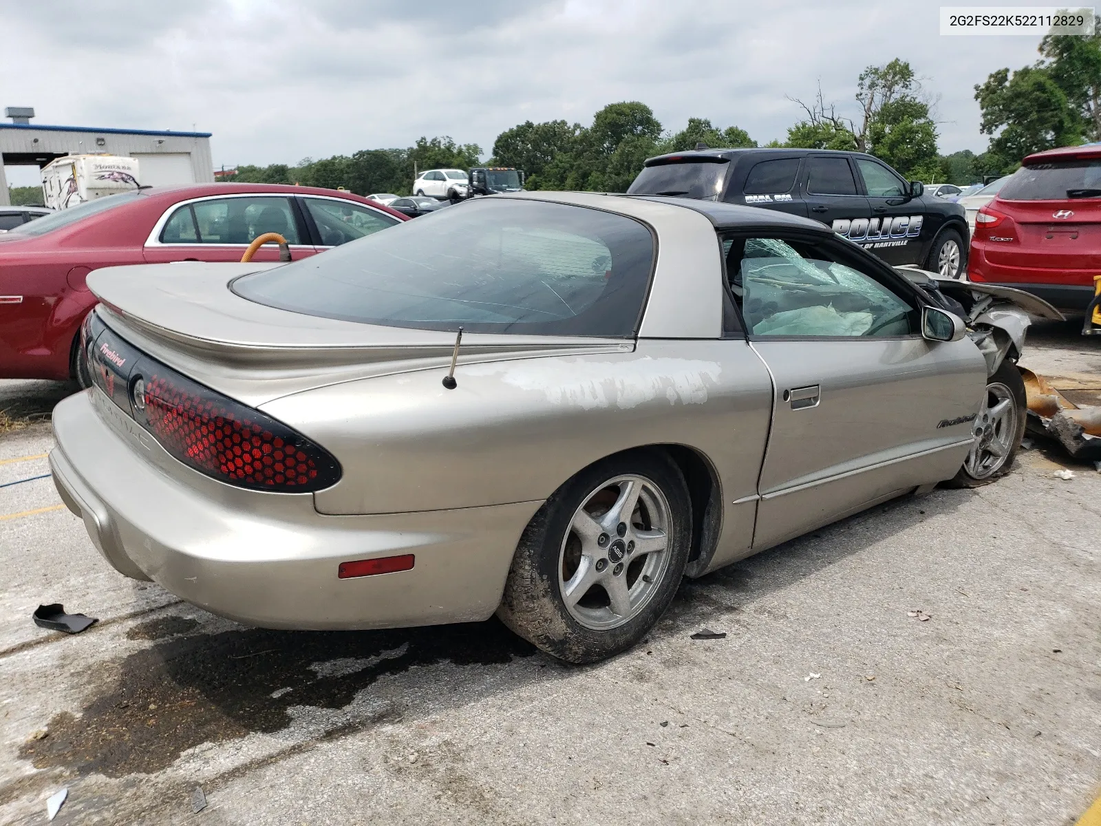 2002 Pontiac Firebird VIN: 2G2FS22K522112829 Lot: 62089244