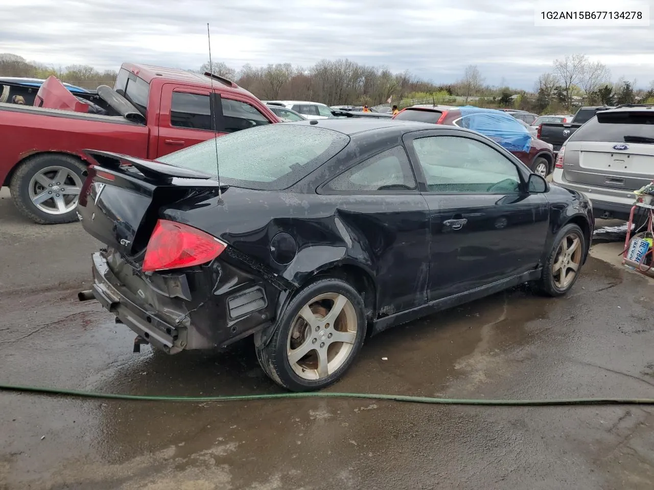 2007 Pontiac G5 Gt VIN: 1G2AN15B677134278 Lot: 50133834