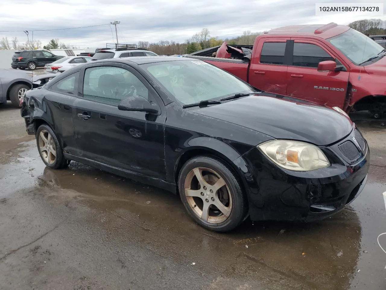 2007 Pontiac G5 Gt VIN: 1G2AN15B677134278 Lot: 50133834