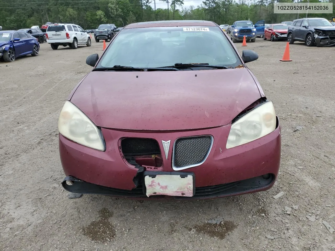 1G2ZG528154152036 2005 Pontiac G6